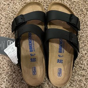 Birkenstock Arizona Black Sandal Size 39/8.5
